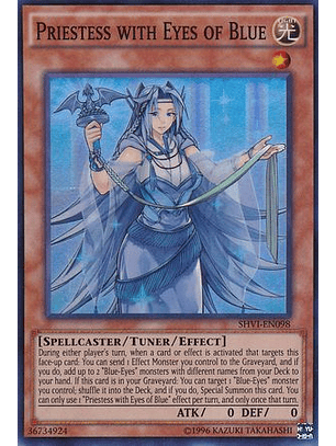 Priestess with Eyes of Blue - SHVI-EN098 - Super Rare Unlimited