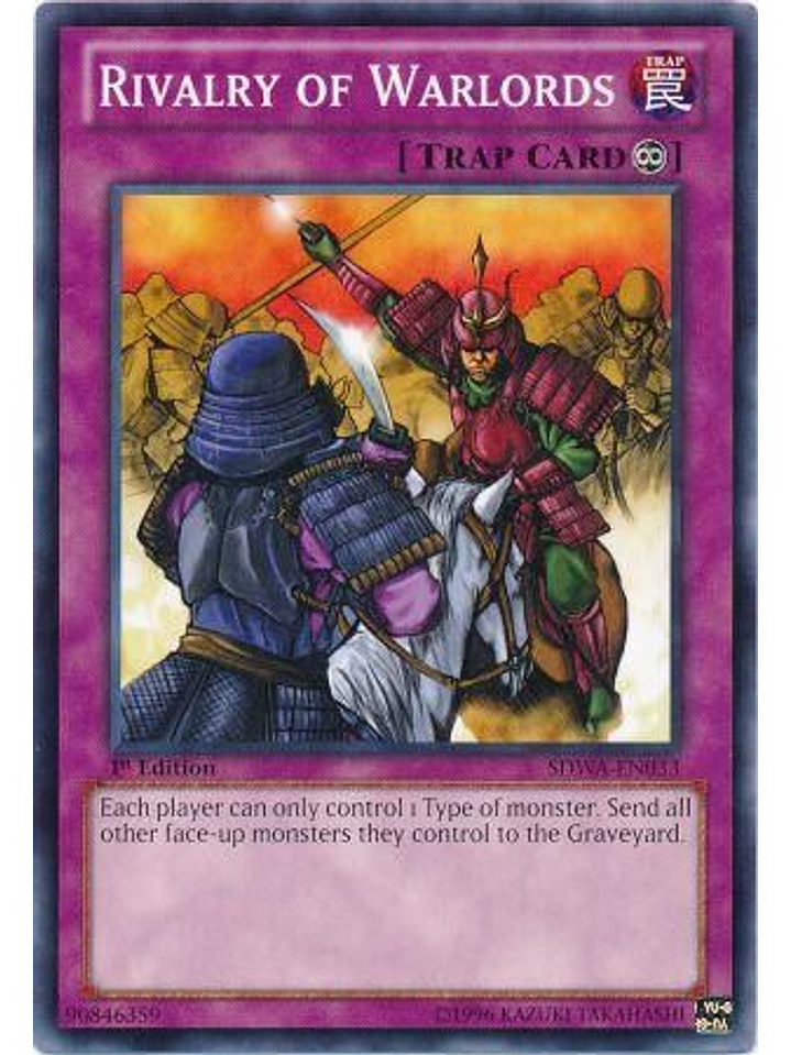 Rivalry of Warlords - SDWA-EN033 - Common 1st Edition 1