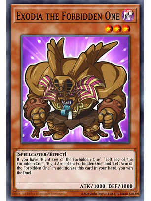 Exodia the Forbidden One - BLGG-EN002 - Secret Rare 1st Edition