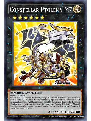 Constellar Ptolemy M7 - BLGG-EN009 - Secret Rare 1st Edition