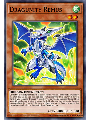 Dragunity Remus - BLGG-EN076 - Secret Rare 1st Edition
