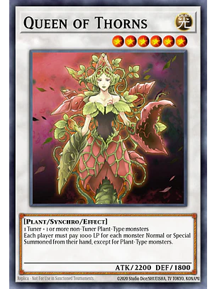 Queen of Thorns - BLGG-EN088 - Ultra Rare 1st Edition