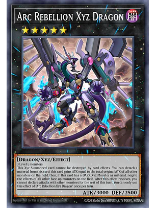 Arc Rebellion Xyz Dragon - BLGG-EN100 - Ultra Rare 1st Edition