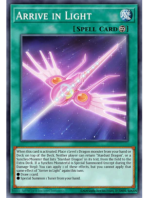 Arrive in Light - BLGG-EN119 - Ultra Rare 1st Edition
