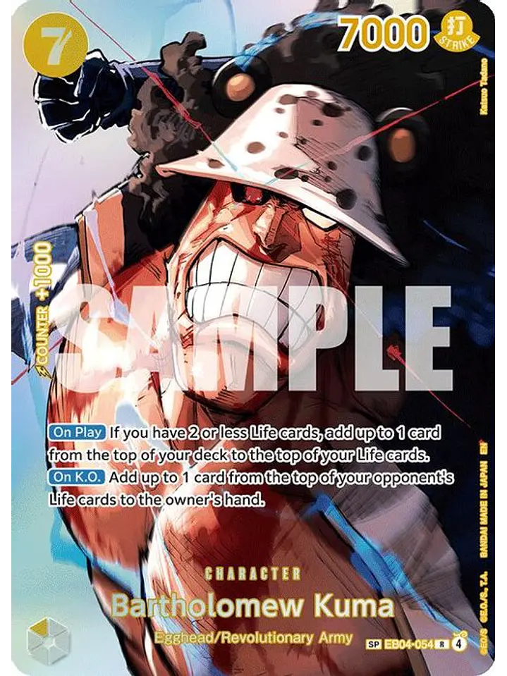 EB04-054 (Special Rare) Bartholomew Kuma (SP) 1