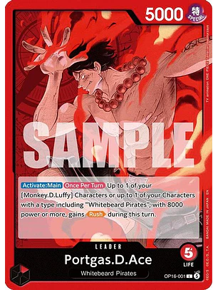 OP16-001 L Portgas.D.Ace (001)