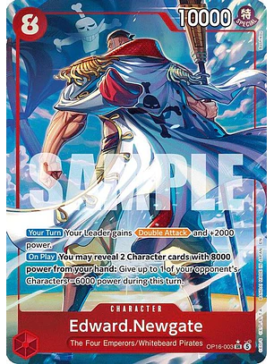 OP16-003 (Alternate Art) Edward.Newgate