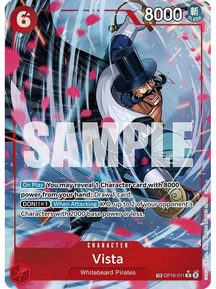 OP16-011 (Alternate Art) Vista 1