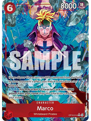 OP16-014 (Alternate Art) Marco