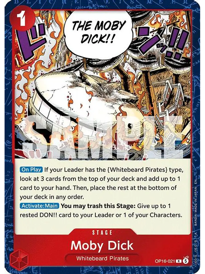 OP16-021 R Moby Dick 1