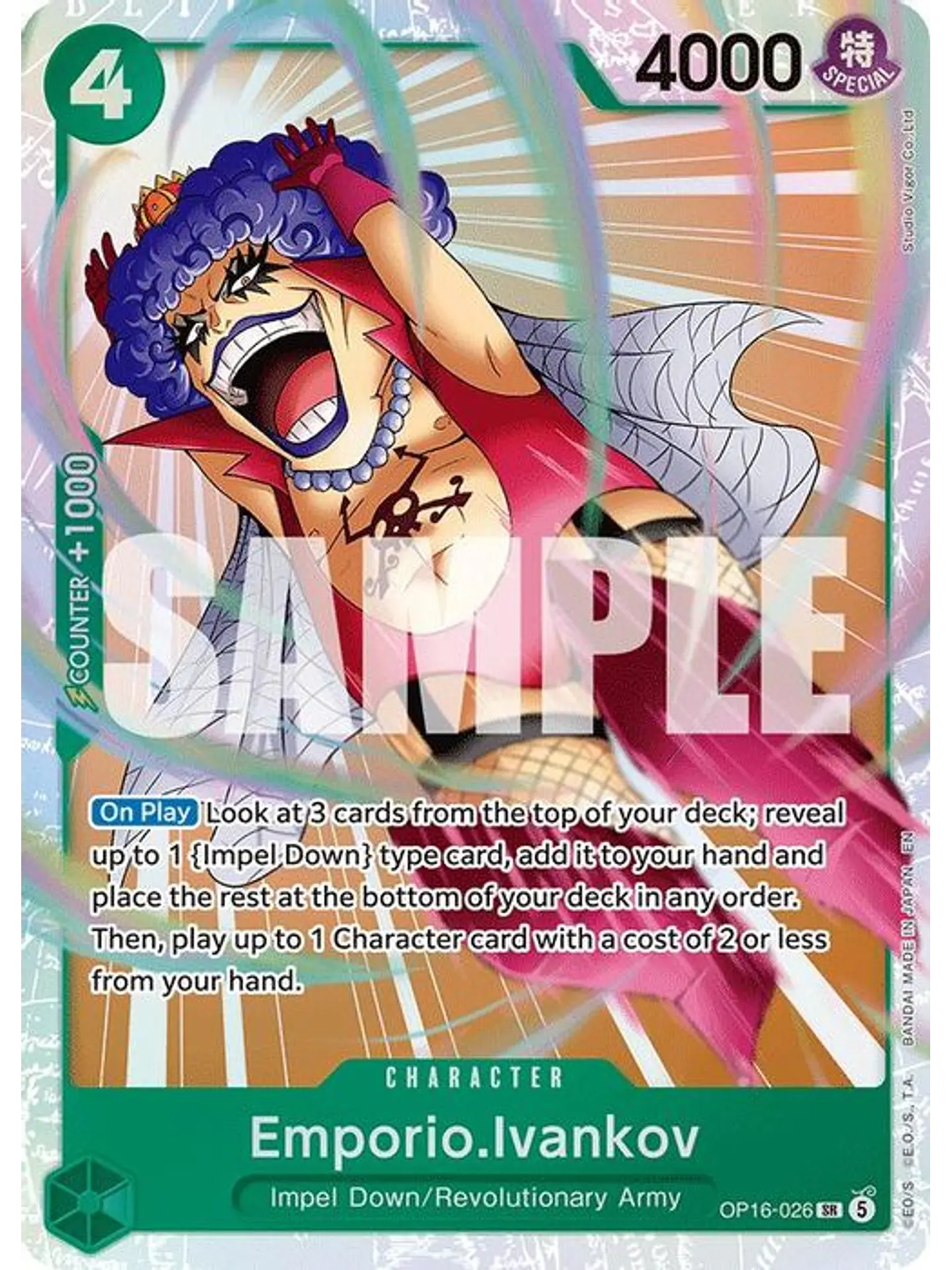 OP16-026 SR Emporio.Ivankov (026) 1
