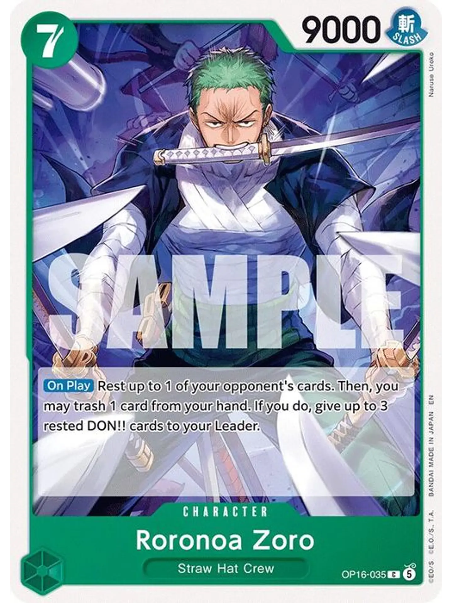 OP16-035 C Roronoa Zoro (035) 1