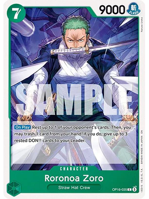 OP16-035 C Roronoa Zoro (035)