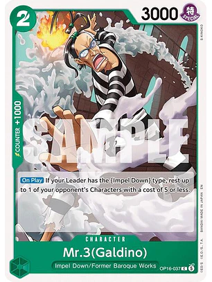 OP16-037 C Mr.3(Galdino) (037)