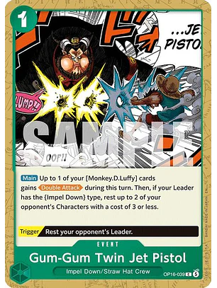 OP16-039 C Gum-Gum Twin Jet Pistol