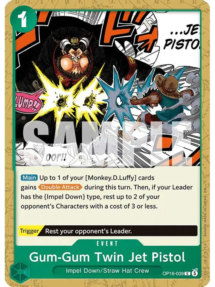 OP16-039 C Gum-Gum Twin Jet Pistol 1