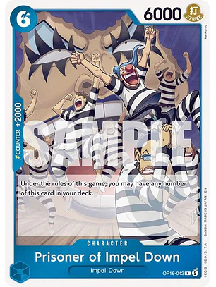 OP16-042 R Prisoner of Impel Down
