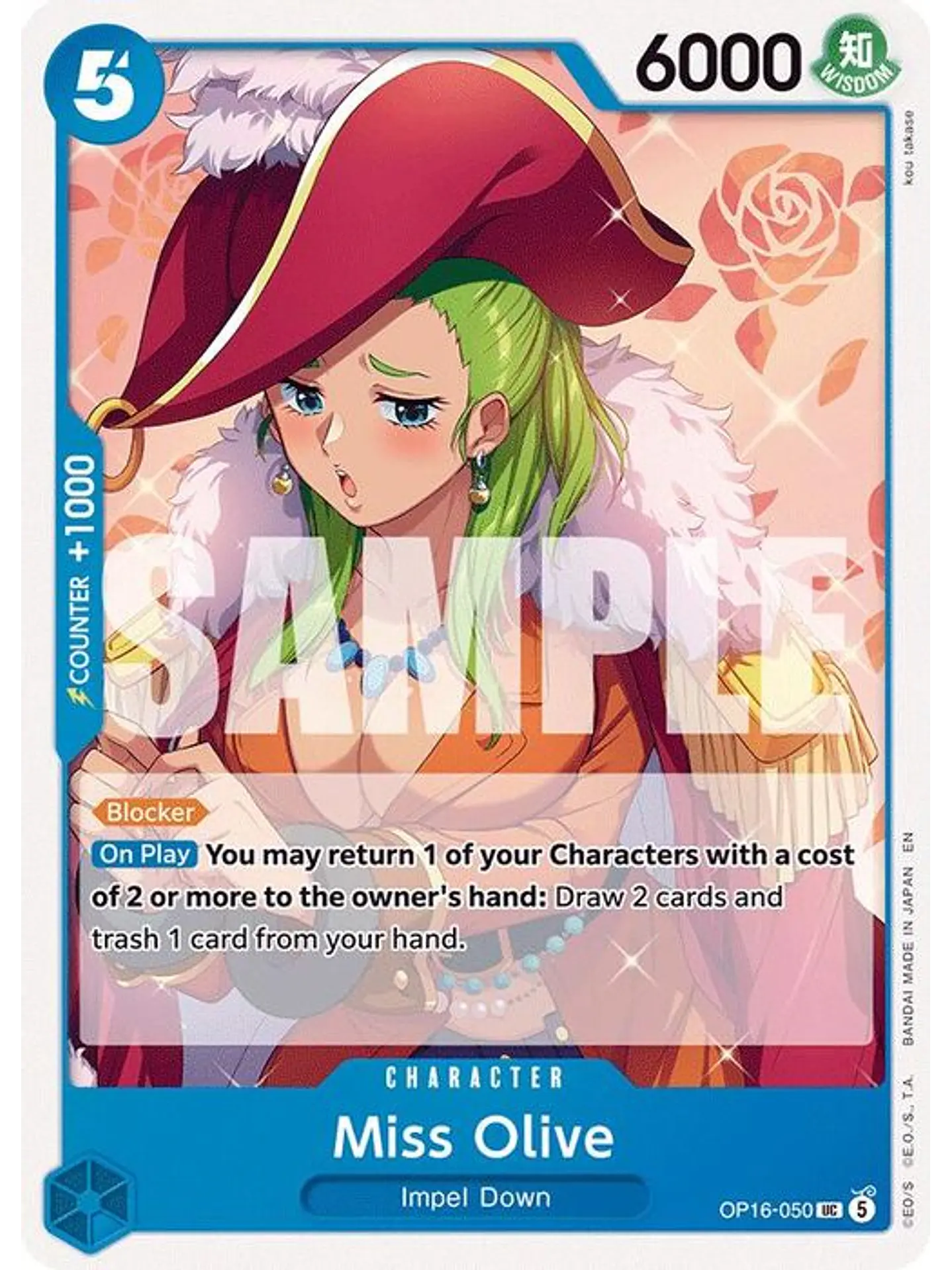OP16-050 U Miss Olive 1