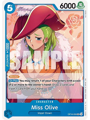 OP16-050 U Miss Olive