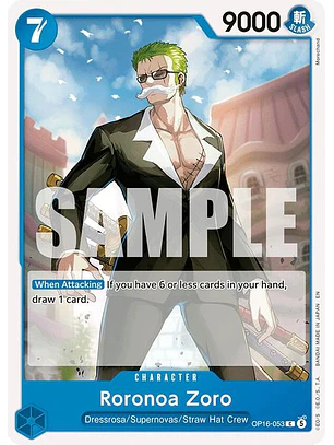 OP16-053 C Roronoa Zoro (053)