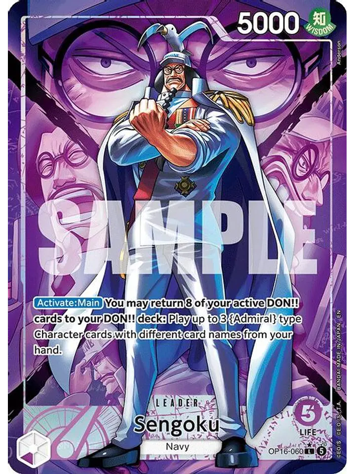 OP16-060 (Alternate Art) Sengoku (060) 1