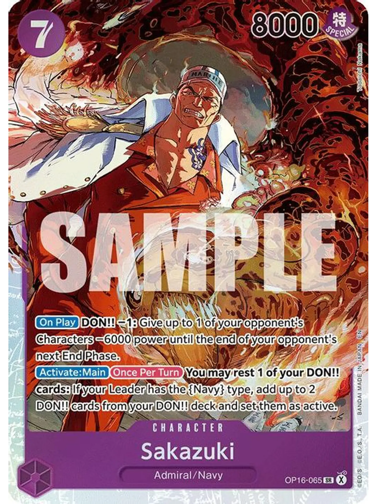 OP16-065 SR Sakazuki 1