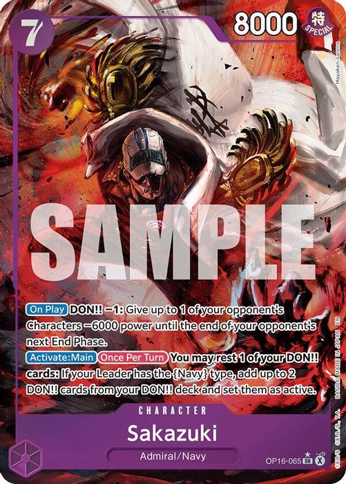アバッキオ OP16-065 (Alternate Art) Sakazuki