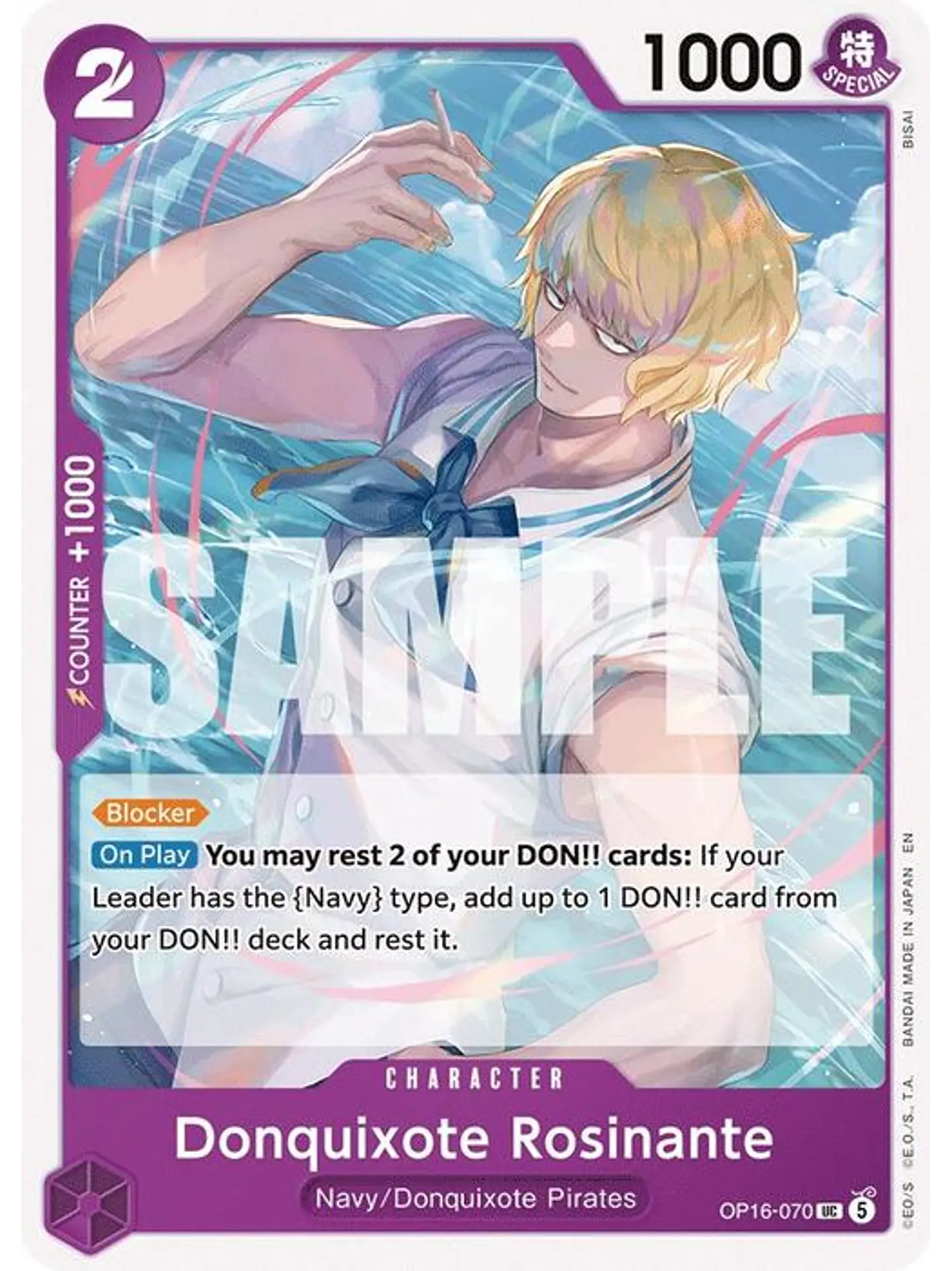 OP16-070 U Donquixote Rosinante 1
