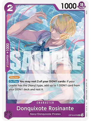 OP16-070 U Donquixote Rosinante
