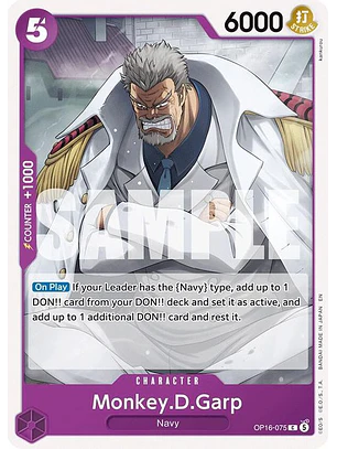 OP16-075 C Monkey.D.Garp