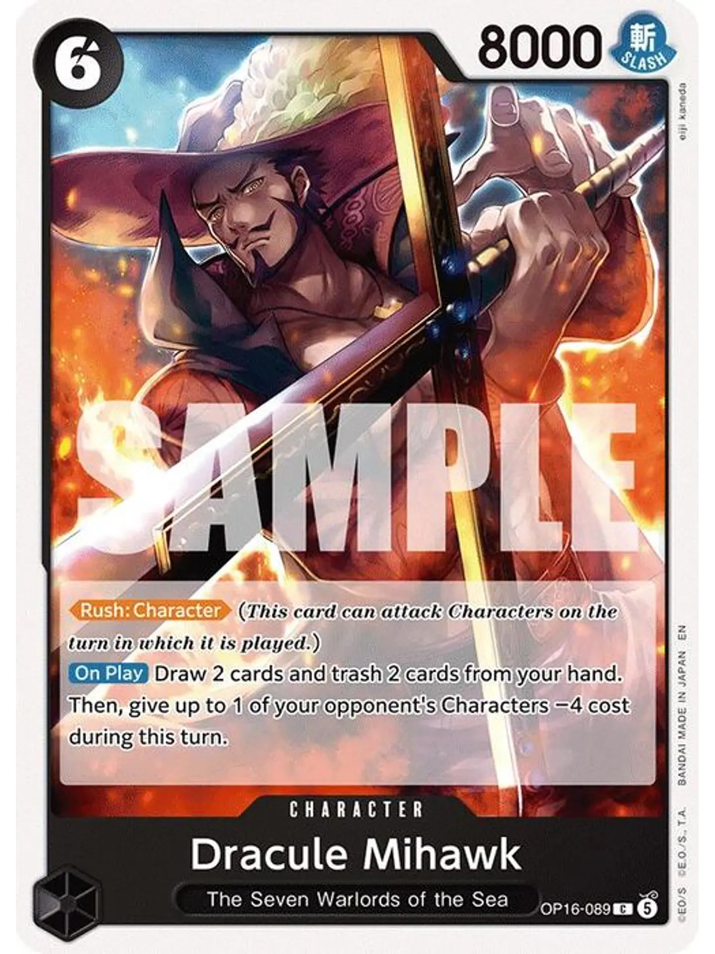 OP16-089 C Dracule Mihawk 1