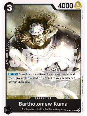 OP16-093 C Bartholomew Kuma (093)