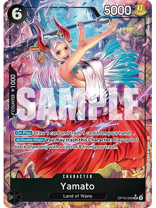 OP16-098 (Alternate Art) Yamato (098)