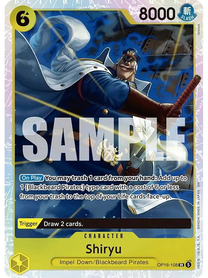 OP16-108 SR Shiryu 1