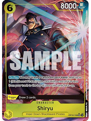 OP16-108 (Alternate Art) Shiryu