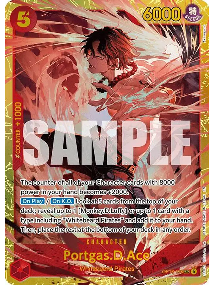 OP16-118 SEC Portgas.D.Ace (118) 1