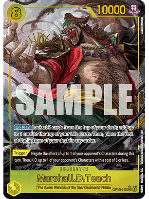 OP16-119 (Alternate Art) Marshall.D.Teach (119)