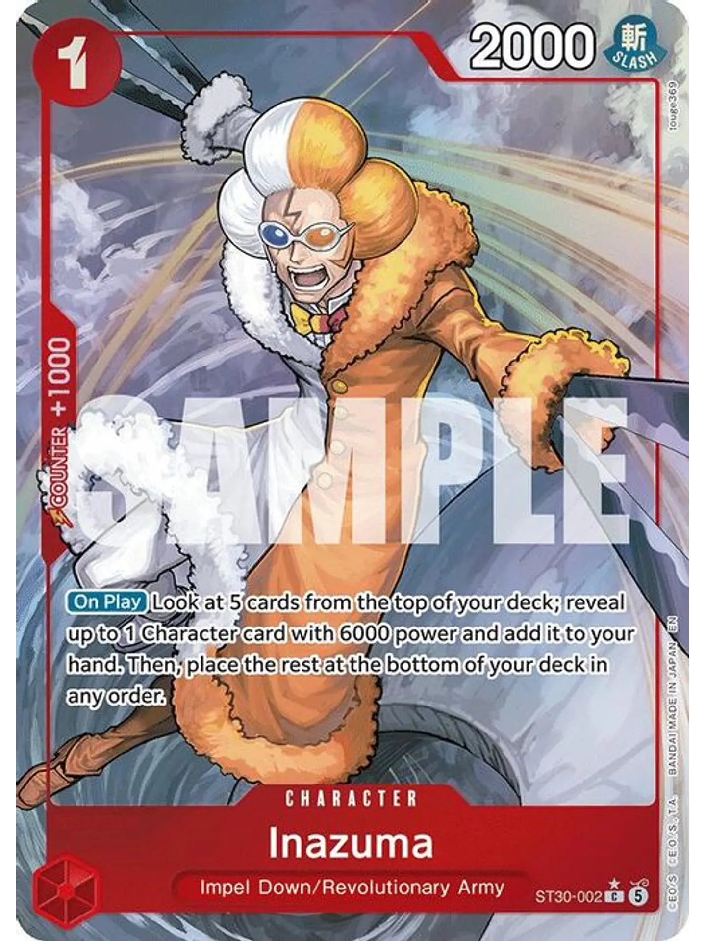 ST30-002 (Alternate Art) Inazuma 1