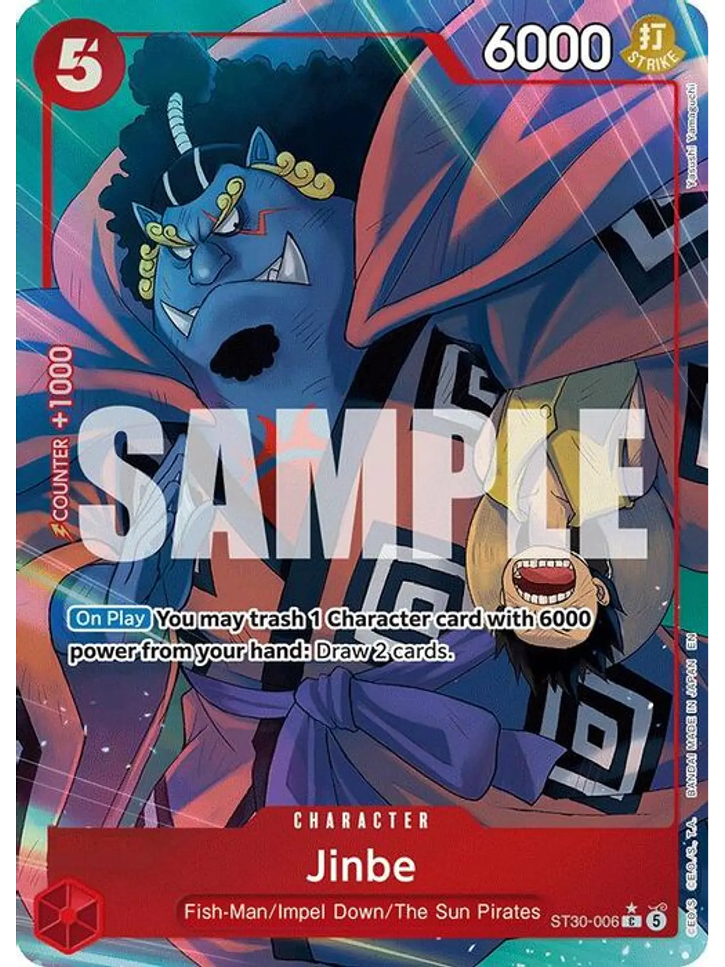 ST30-006 (Alternate Art) Jinbe 1