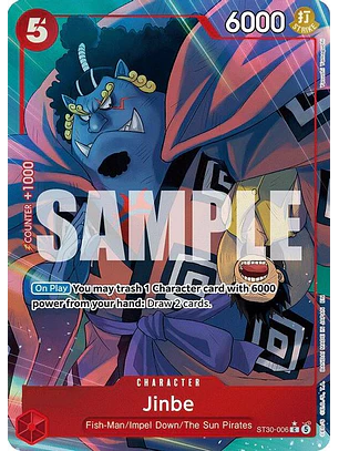 ST30-006 (Alternate Art) Jinbe