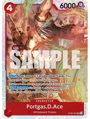ST30-007 SR Portgas.D.Ace (007)