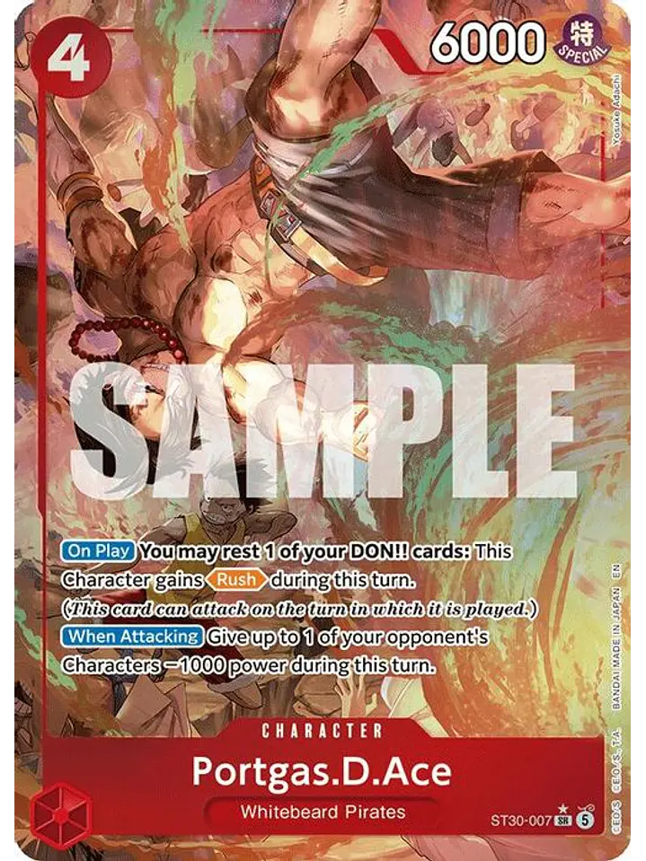 ST30-007 (Alternate Art) Portgas.D.Ace (007) 1
