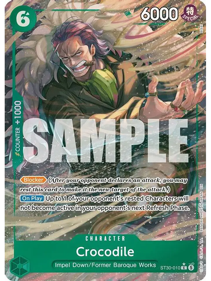 ST30-010 (Alternate Art) rocodile 1
