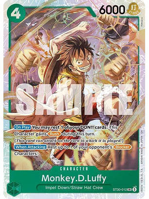 ST30-012 SR Monkey.D.Luffy