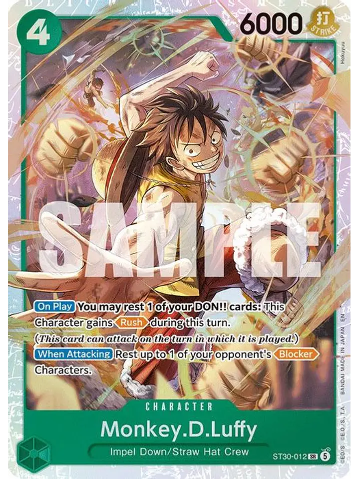 ST30-012 SR Monkey.D.Luffy 1