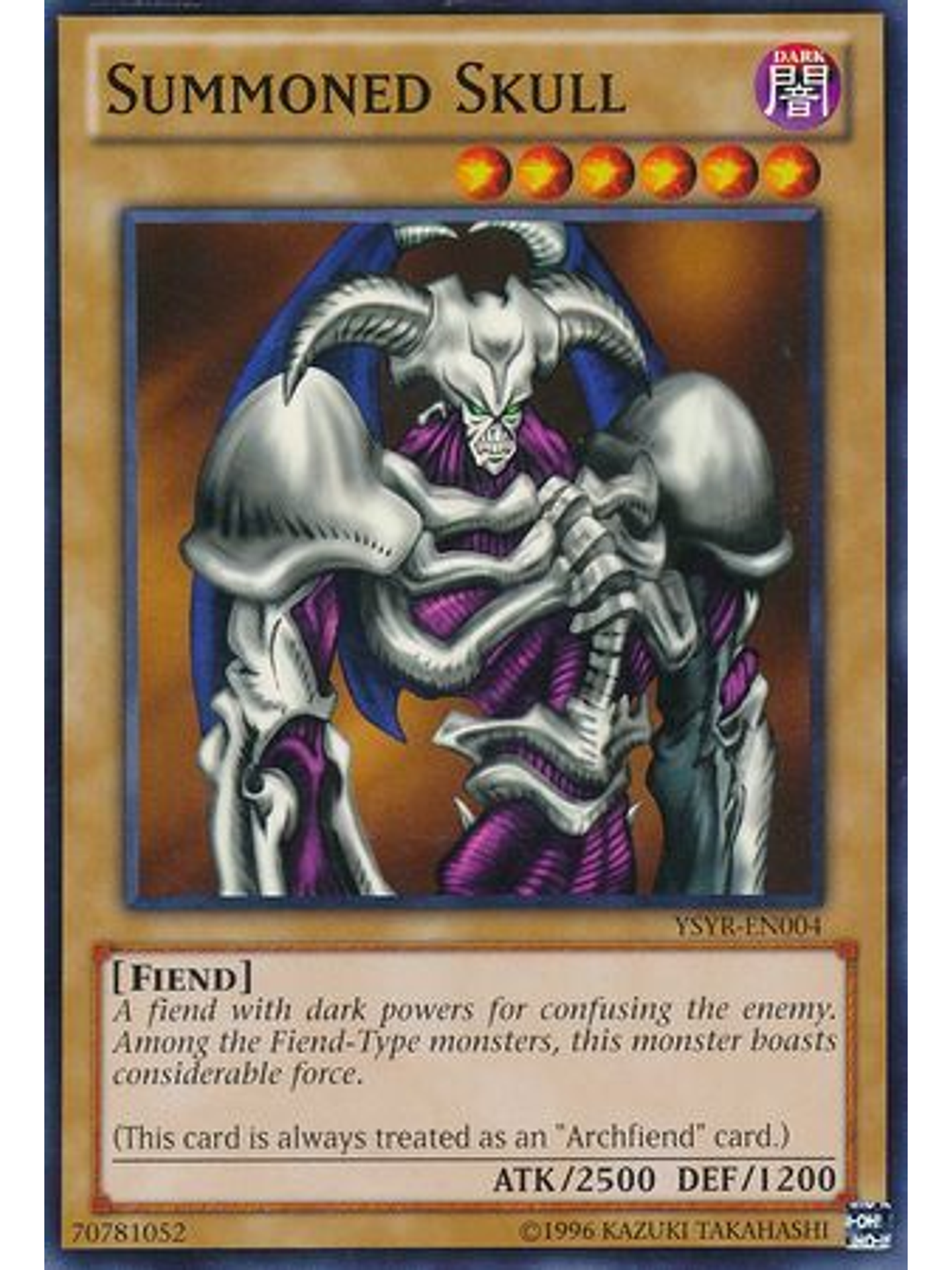 Summoned Skull - YSYR-EN004 - Common Unlimited 1