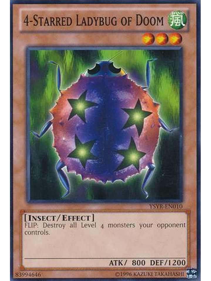 4 Starred Ladybug of Doom - YSYR-EN010 - Common Unlimited 1