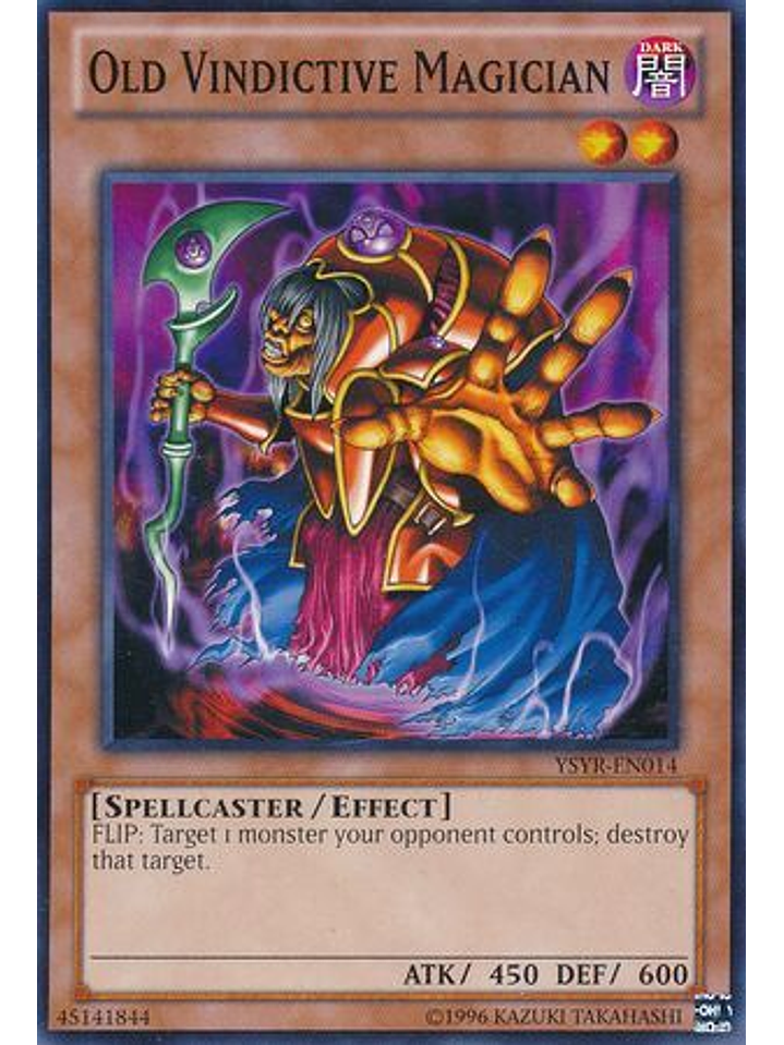 Old Vindictive Magician - YSYR-EN014 - Common Unlimited 1