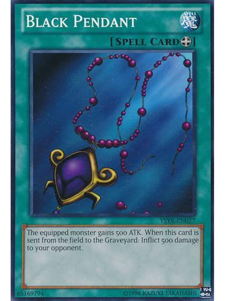 Black Pendant - YSYR-EN027 - Common Unlimited 1