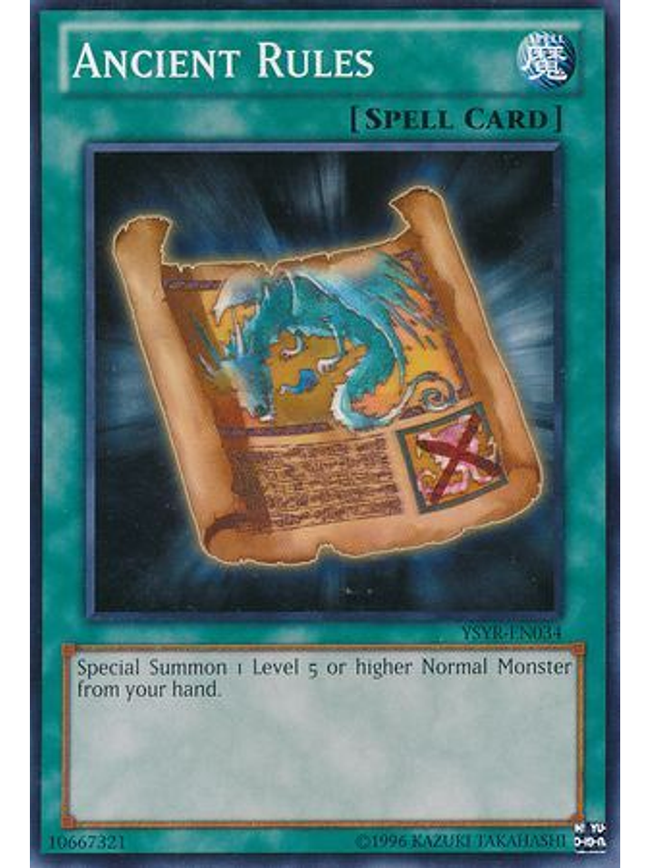 Ancient Rules - YSYR-EN034 - Common Unlimited 1